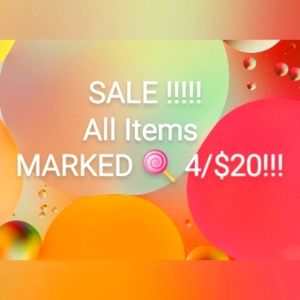 🍭4/$20